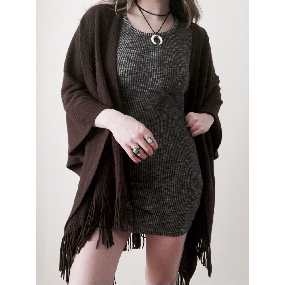 Mineral Wash Ribbed Mini T-Shirt Bodycon Dress